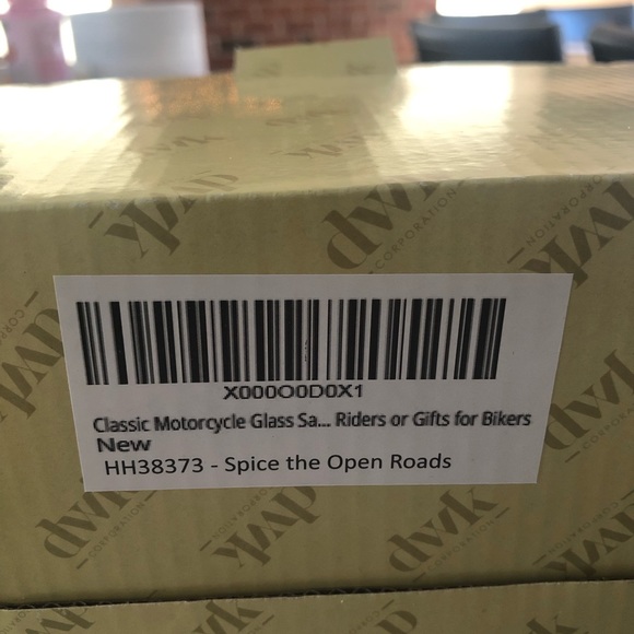 The “Open Roads” Motorcycle Salt and Pepper Shaker Holder - Picture 3 of 3